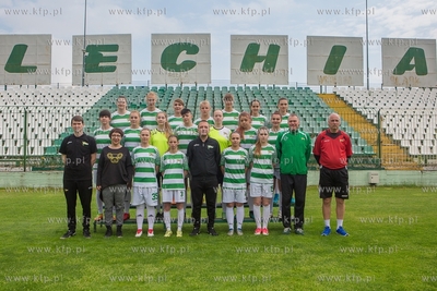 Drużyna piłkarek Biało-Zielone Lechia Gdańsk. 12.05.2018...