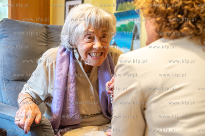 Przyjęcie z okazji 103. urodzin pani Krystyny Ramułt...