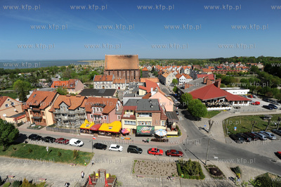 Frombork, Stare Miasto. Rynek, ul. Rybacka i ul. Mickiewicza...