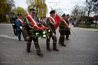 Obchody Swieta Konstytucji 3 Maja w Pruszczu Gdanskim.
Nz...
