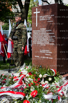 Gdansk. Pomnik Pamieci Polakow mieszkających na Wolyniu....