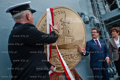 Gdynia. Oksywie. Port Marynarki Wojennej. Uroczystosc...