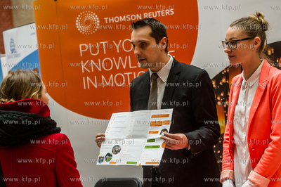 Politechnika Gdanska. Dziedziniec Heweliusza. Targi...