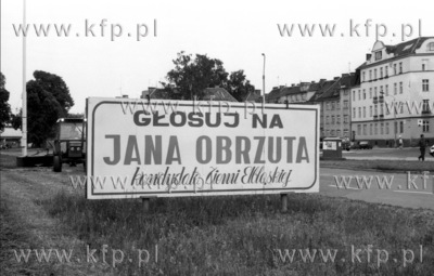 Kampania przed pierwszymi w Polsce wolnymi wyborami...