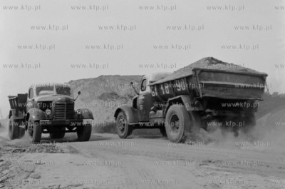 Prace ziemne przy budowie pomnika na Westerplatte w...