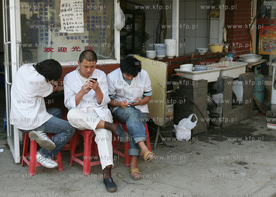 Chiny, Szanghaj. Jedna z dzielnic Szanghaju, Old Town,...