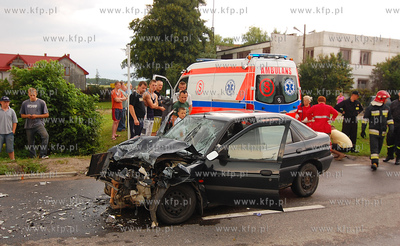 Gniewino k/Wejherowa. Do powaznego wypadku drogowego...