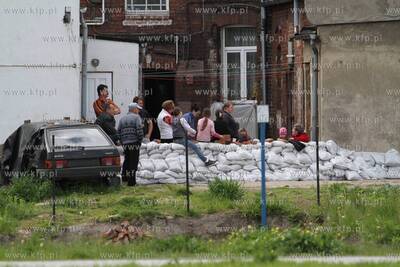 Ok. godz. 11 do Tczewa dotarla fala kulminacyjna. Poziom...