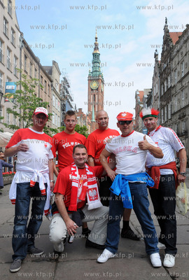 Gdansk przed meczem EURO 2012 Polska - Grecja. 08.06.2012...