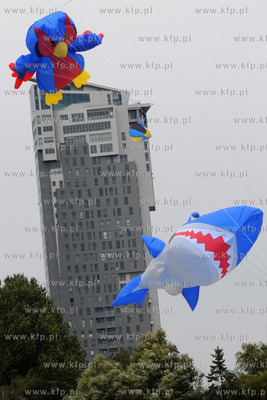 Przepiekne latawce wielkie i mniejsze krolowaly na...