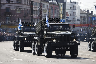 Rosja, Kaliningrad. Parada z okazji 68 rocznicy zwyciestwa...