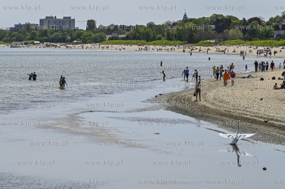 Sopot. Molo, plaza i Plac Przyjaciol Sopotu. Rekordowa...