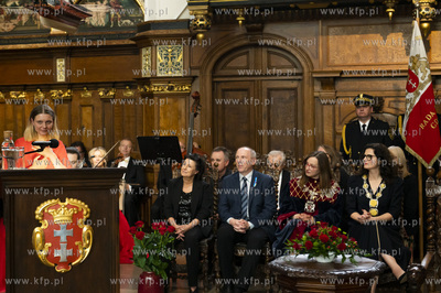 Gdańsk. Uroczysta LI sesja Rady Miasta Gdańska w...