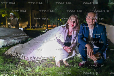 Sopot, Park Północny. Odsłonięcie rzeźby Andriusa...