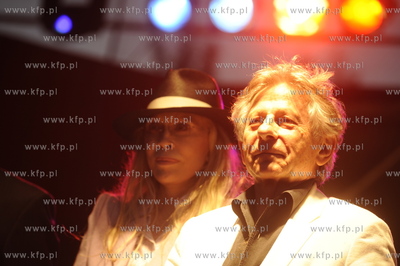 GDAŃSK, FESTIWAL GWIAZD  2008.  Na sopockiej plazy...