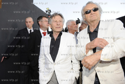 Sopot. Festiwal Gwiazd. Nz. Roman Polanski i Jerzy...