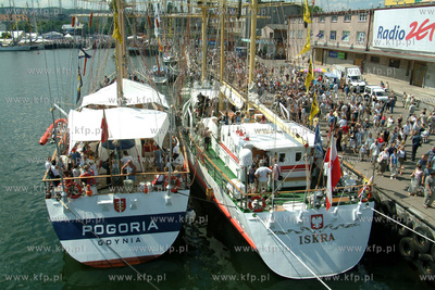 Zlot i regaty zaglowcow Cutty Sark w Gdyni. Polskie...