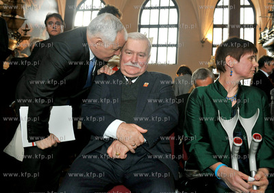 Gdansk, Dwor Artusa. Janina Ochojska, szefowa Polskiej...