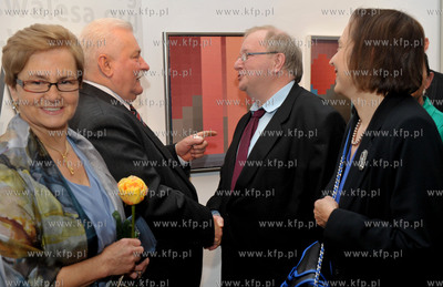 70 urodziny Lecha Walesy w oliwskim Palacu Opatow w...