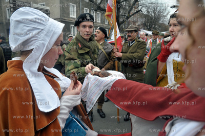 Gdanska Parada Niepodleglosc na ul. Podwale Staromiejskie....