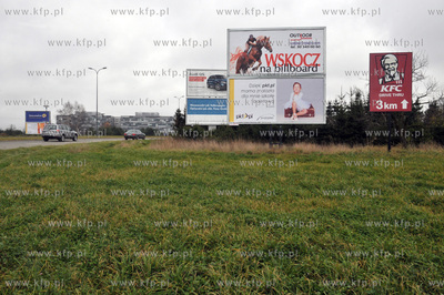 Okolice lotniska w Gdansku Rebiechowie i ul. Slowackiego,...