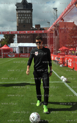 Final turnieju pilkarskiego Coca-Cola Cup na Targu...