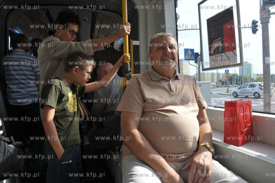 Pierwszy przejazd tramwaju nowa linią na trasie Siedlce...
