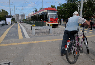 Pierwszy przejazd tramwaju nowa linią na trasie Siedlce...