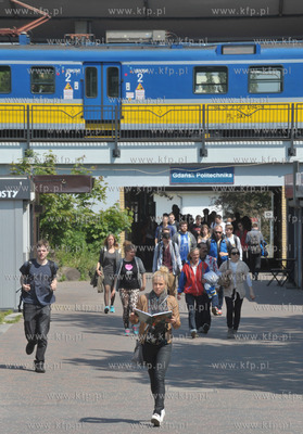 Gdansk Wrzeszcz, okolice ul. Trubadurow i przystanku...