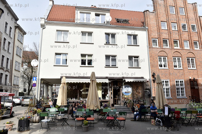 Gdańsk. Ul. Swiętojańska.  Restautacja Jacobsen....