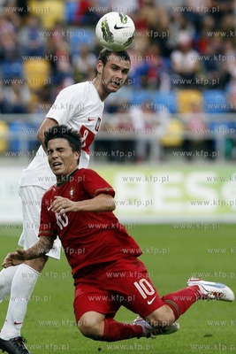 Gdynia. Mecz eliminacyjny do Mistrzostw Europy w pilce...