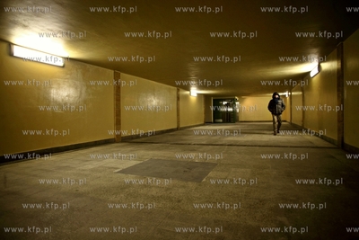 Otwarcie tuneli dla pieszych  w ciagu Trasy  Slowackiego...