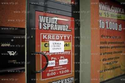 Sopot. Al. Niepodleglosci. Siedziba  Kredyty Chwilowki.
18.02.2013
fot....