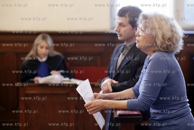 Gdansk. Sad okregowy. Sprawa przeciwko Pomorskiemu...