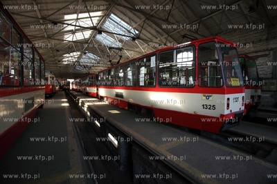 Zajezdnia tramwajowa w Gdańsku Nowym Porcie.
17.03.2015
fot....