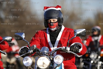 Gdansk. XIII edycja parady Mikolaje na Motocyklach....