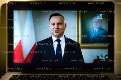 Orędzie prezydenta Andrzeja Dudy nt. katastrofy smoleńskiej,...