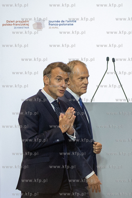 ECS. Wizyta Prezydenta Republiki Francuskiej Emmanuela...