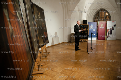 Gdansk. Muzeum Narodowe, oddział Sztuki Dawnej. Uroczystosc...