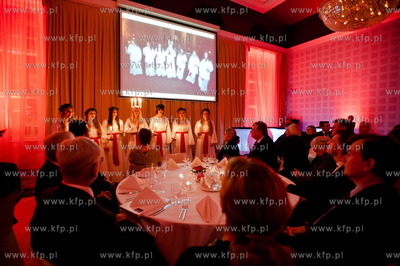 Sopot. Sala Balowa Grand Hotelu. Uroczystosc  podniesienia...