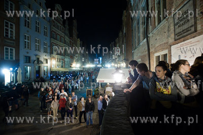 Gdansk. Ratusz Glownego Miasta. Europejska Noc Muzeow...