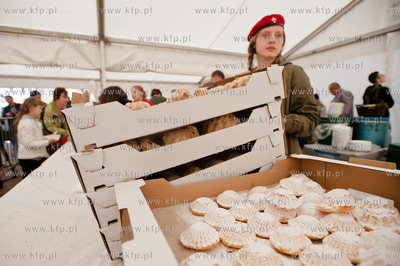 Gdansk. Targ Weglowy. Wielka Sobota. Sniadanie wielkanocne...