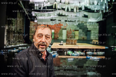 Gdansk. Teatr Wybrzeze. Proba medialna spektaktu pt....