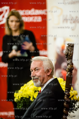 Gdansk. Ratusz Glownomiejski. Uroczystosc wreczenia...