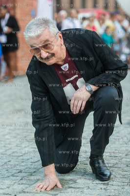 Gdansk. Dziedziniec Polskiej Filharmonii Baltyckiej....
