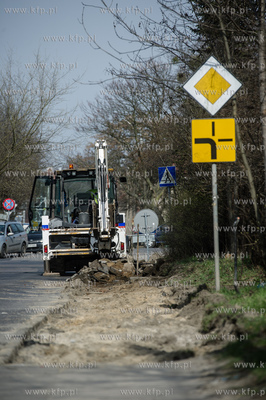 Gdansk. Wrzeszcz. Pierwszy dzien rementu ulicy Sobieskiego.
05.04.2016
fot....