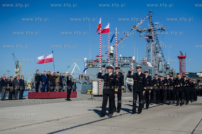 Port Wojenny w Gdyni Oksywie. Uroczystosc objecia obowiazkow...