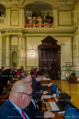 Gdańsk. Siedziba Rady Miasta. Akcja Stowarzyszenia...