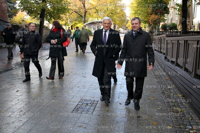 Sopot. Przewodniczacy Parlamentu Europejskiego Jerzy...