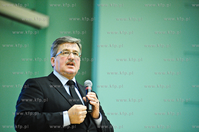 Wizyta prezydenta Bronislawa Komorowskiego w Gdansku....